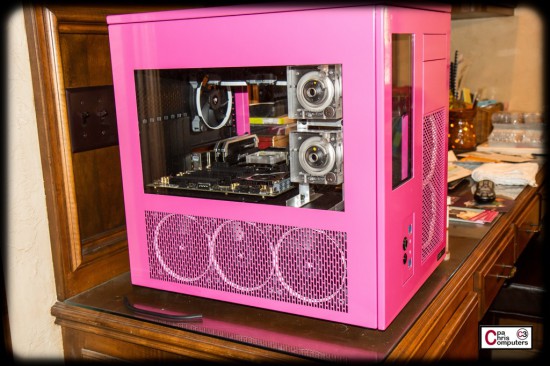 Моддинг проект The Powerful Pretty Pink Processor на данном этапе